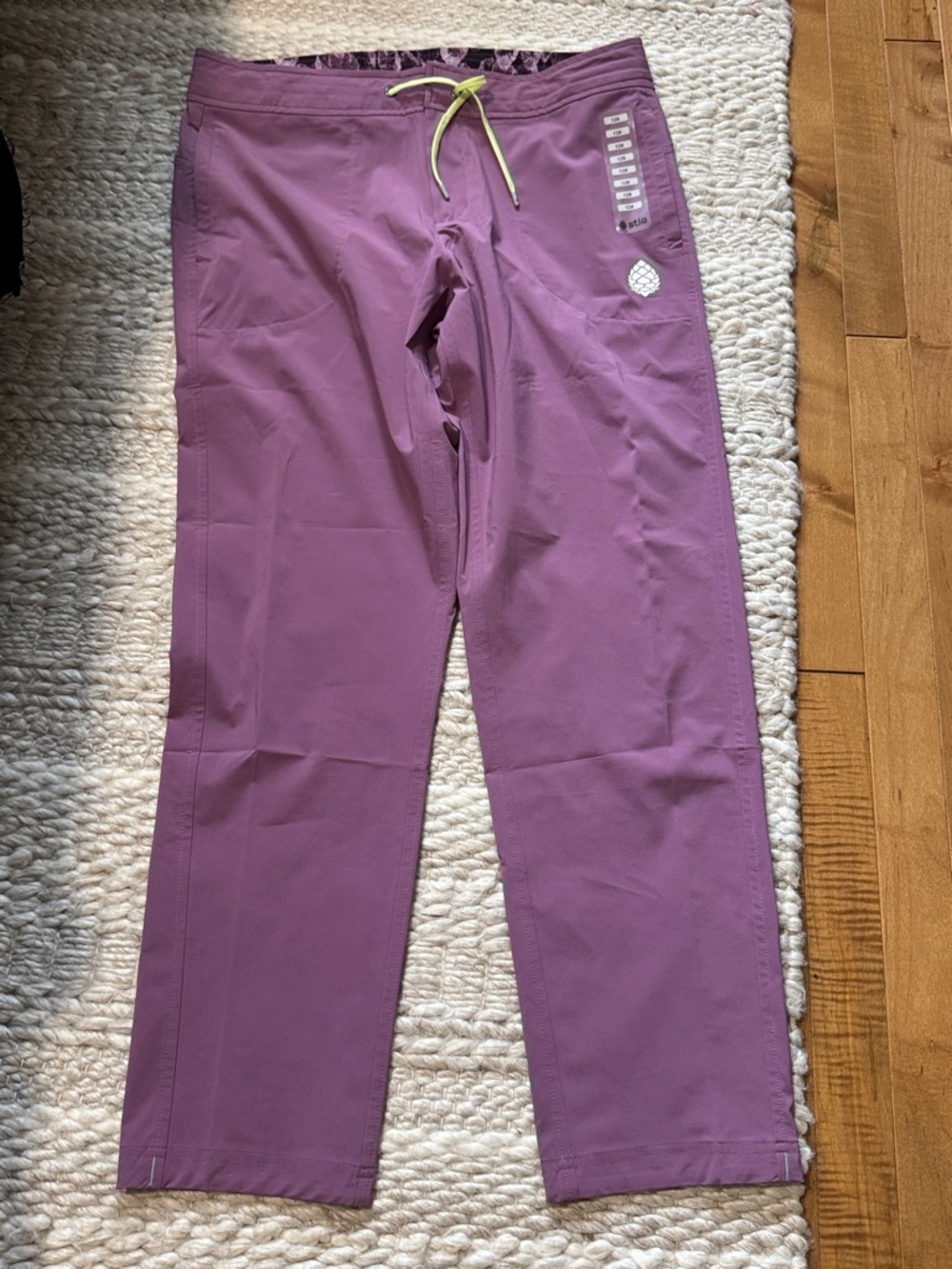 Stio Plum Track Joggers with Reflective Logo